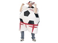Selbstaufblasendes Fan-Kostüm "England"; Luftballon 