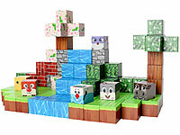 Playtastic Magnetisches Bausteinspiel, Magnetbausteine, Pixelwürfel