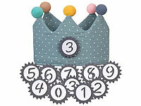 Playtastic Stoffkrone Kinder, Kindergeburtstagskrone
