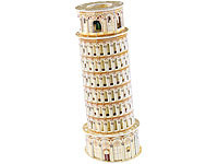 Playtastic 3D-Puzzle Schiefer Turm von Pisa; Profi Kugel-Achterbahn-Bausätze 