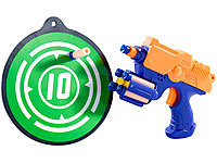 Playtastic Spielzeugpistole mit 5 Schaumstoffgeschossen & Zielscheibe