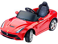 Playtastic Ferrari F12 Sportwagen Elektro-Kinderfahrzeug mit Fernbedienung; Kinetischer Sand 