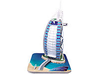 Playtastic Faszinierendes 3D-Puzzle "Burj al Arab Dubai", 44 Puzzle-Teile; Kinetischer Sand Kinetischer Sand Kinetischer Sand Kinetischer Sand 