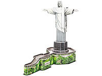 Playtastic 3D-Puzzle "Cristo Redentor" in Rio de Janeiro, 22 Puzzle-Teile; Profi Kugel-Achterbahn-Bausätze, Geduldspiele aus Holz 