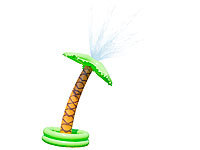 Playtastic Aufblasbare Palme mit integriertem Wassersprinkler für Kinder; Autorennbahnen im Koffer Autorennbahnen im Koffer Autorennbahnen im Koffer 