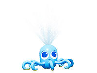 Playtastic Aufblasbarer Oktopus mit integriertem Wassersprinkler für Kinder; Luftballon-Spielzeuge Luftballon-Spielzeuge Luftballon-Spielzeuge Luftballon-Spielzeuge 