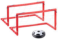 Playtastic Luftkissen-Indoor-Fußball, LEDs, Möbelschutz, 2 Tore, Batteriebetrieb; Kinetischer Sand Kinetischer Sand Kinetischer Sand Kinetischer Sand 