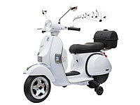 Playtastic Original Vespa-lizensierter elektrischer Kinder-Motorroller, LEDs, MP3