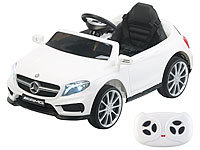 Playtastic Kinderauto Mercedes-Benz GLA 45, bis 7 km/h, Fernsteuerung, MP3, weiß; Kinetischer Sand Kinetischer Sand Kinetischer Sand Kinetischer Sand 