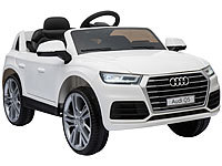 Playtastic Kinderauto Audi Q5, bis 7 km/h, Fernsteuerung, MP3, weiß; Autorennbahnen im Koffer, Kindermotorräder Autorennbahnen im Koffer, Kindermotorräder Autorennbahnen im Koffer, Kindermotorräder 