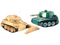 Playtastic 2er-Set funkferngesteuerte Mini-Panzer mit IR-Kampffunktion