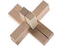 Playtastic Geduldspiel "Das Kreuz" aus Holz; 3D-Puzzles 3D-Puzzles 