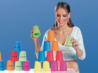 Playtastic 16-teiliges Stacking-Set inklusive Stoppuhr