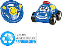 Playtastic Ferngesteuertes Polizei-Auto mit echter Sirene Versandrückläufer; Elektroautos für Kinder mit Fernsteuerung 